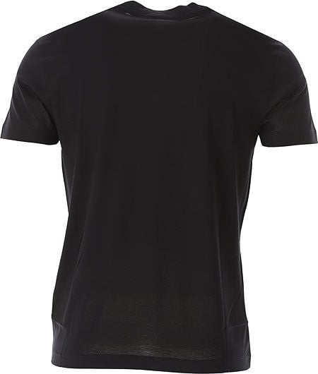 EMPORIO ARMANI  T-Shirt Uomo Emporio Armani In Lyocell E Cotone Nero