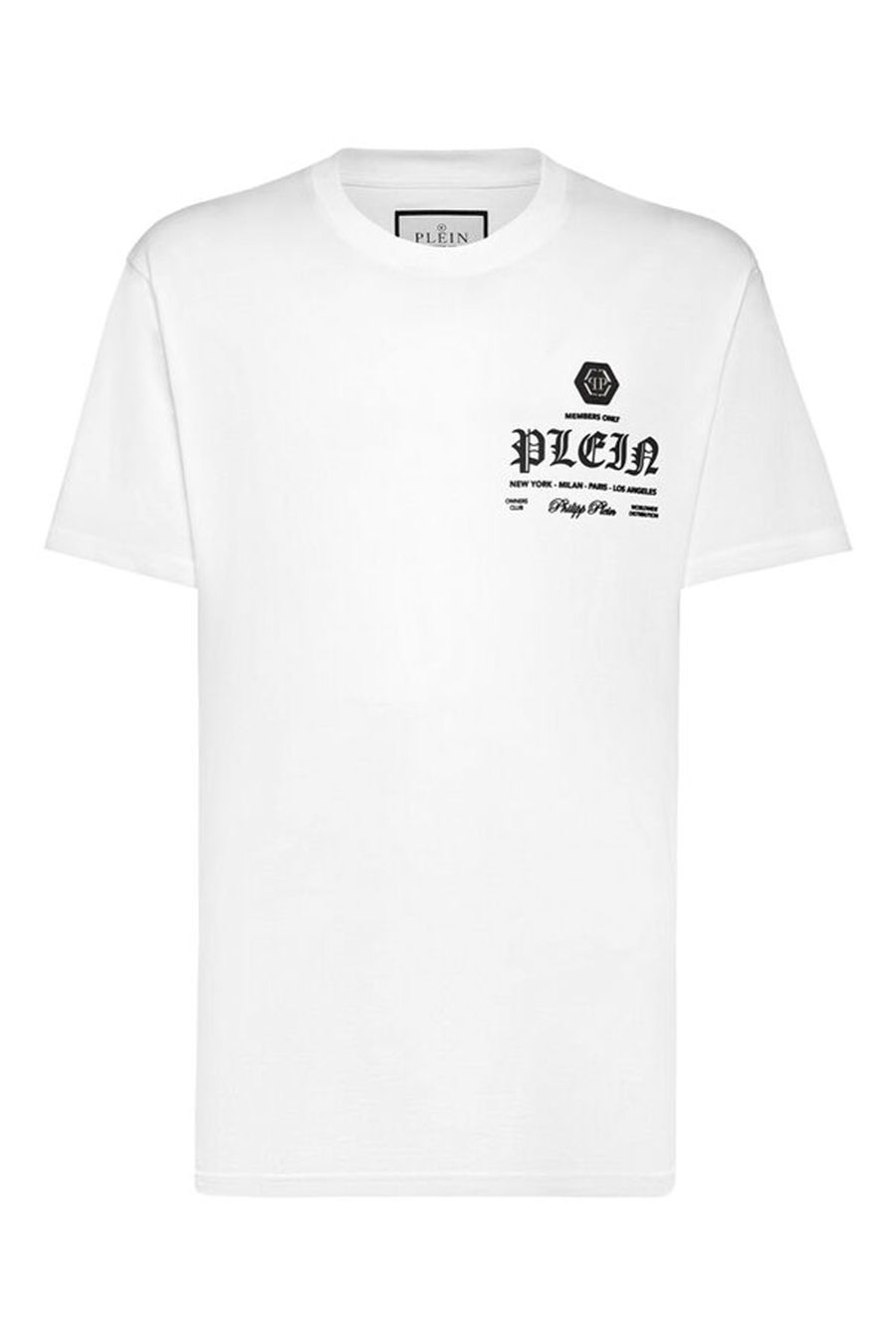PHILIPP PLEIN  T-Shirt Uomo Philipp Plein Cotone Bianco MTK6842