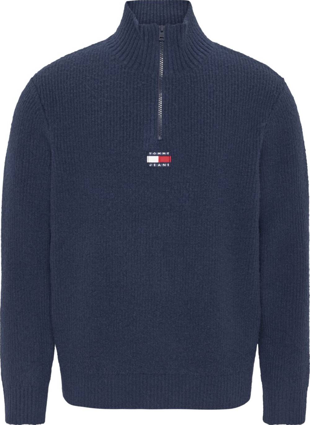 TOMMY JEANS  Felpa di Cotone Blu Tommy Jeans Uomo