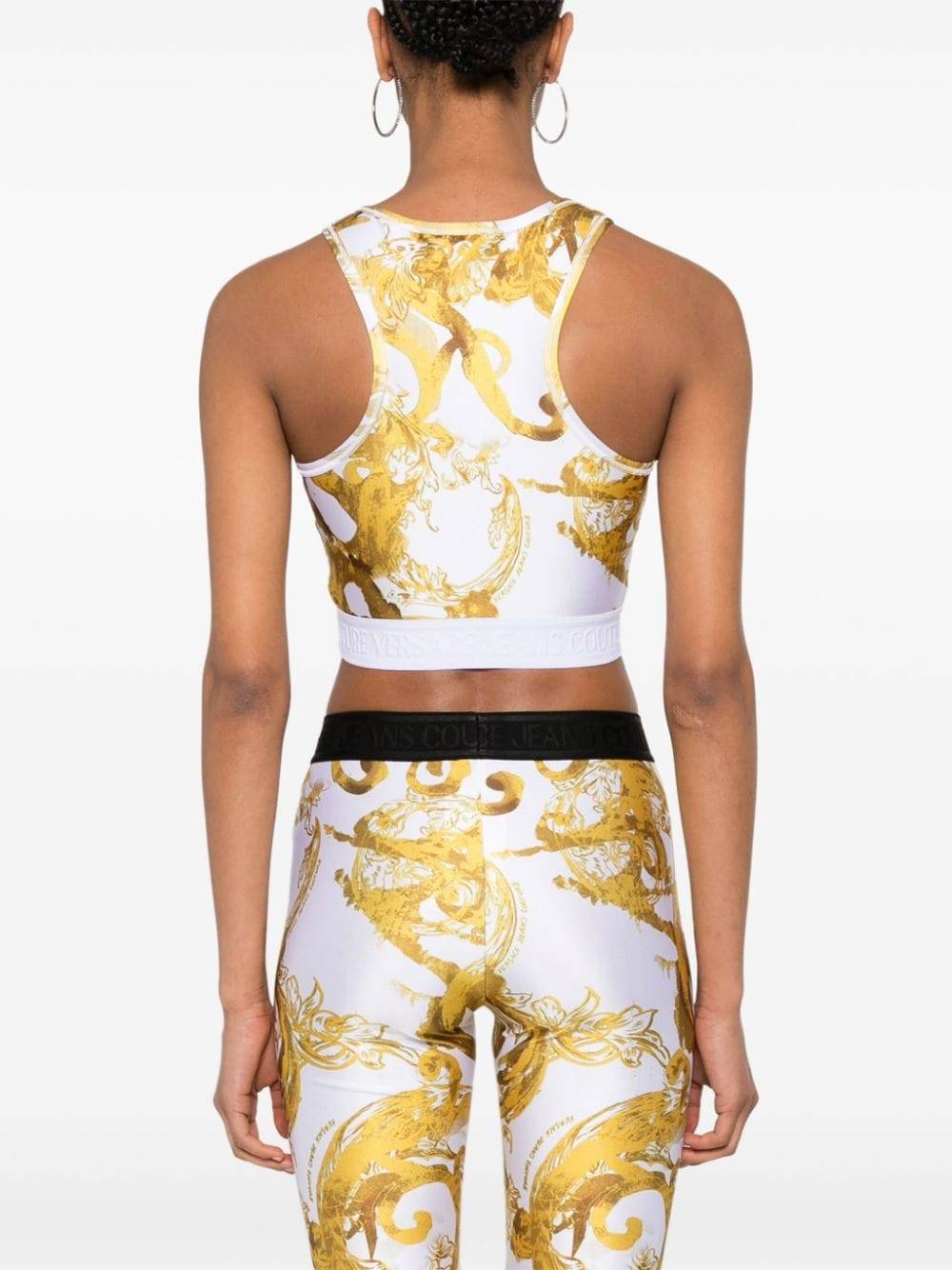 VERSACE JEANS COUTURE  Top Bianco Versace Jeans Couture Per Donne