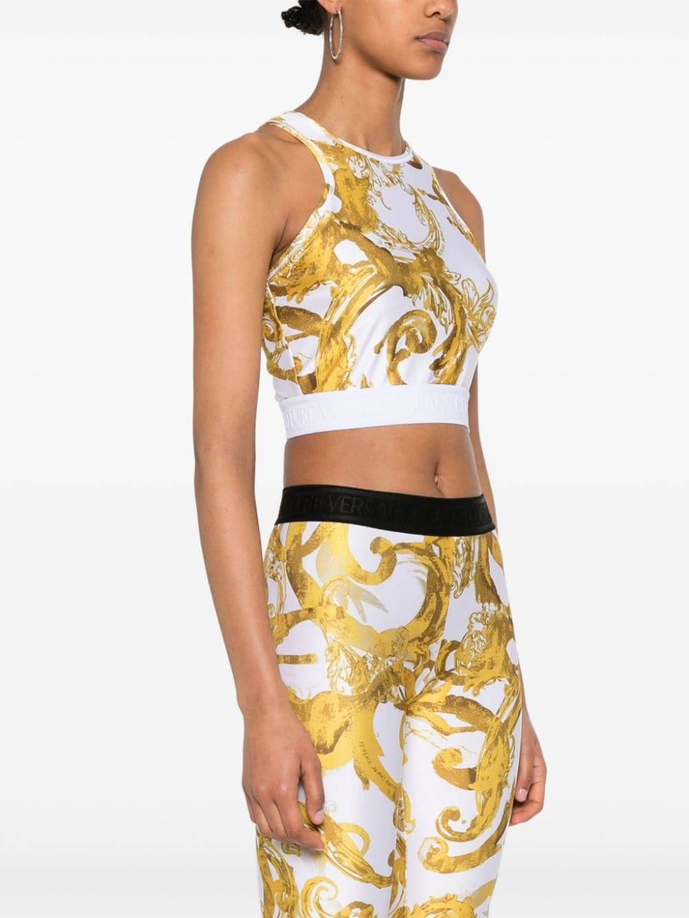 VERSACE JEANS COUTURE  Top Bianco Versace Jeans Couture Per Donne