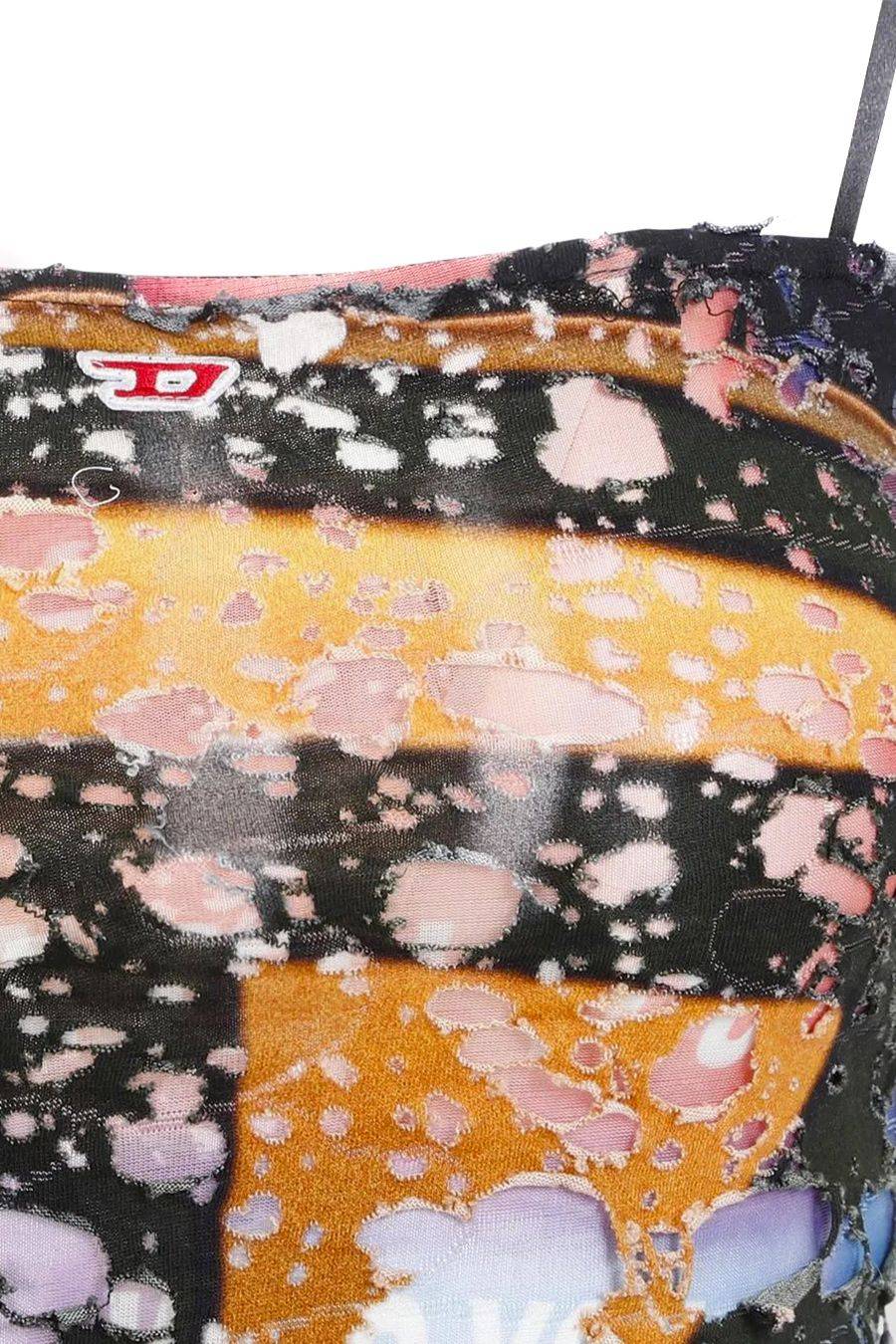 DIESEL  Top Grigio In Poliestere Da Donna Diesel - A13572