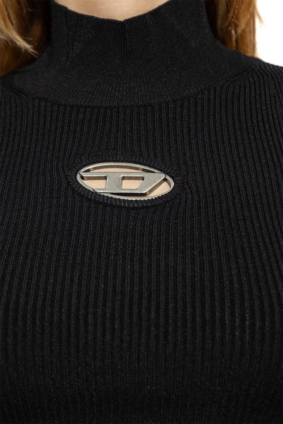 DIESEL  Top Nero In Cotone Diesel Da Donna - A13020 0DLAX9XX