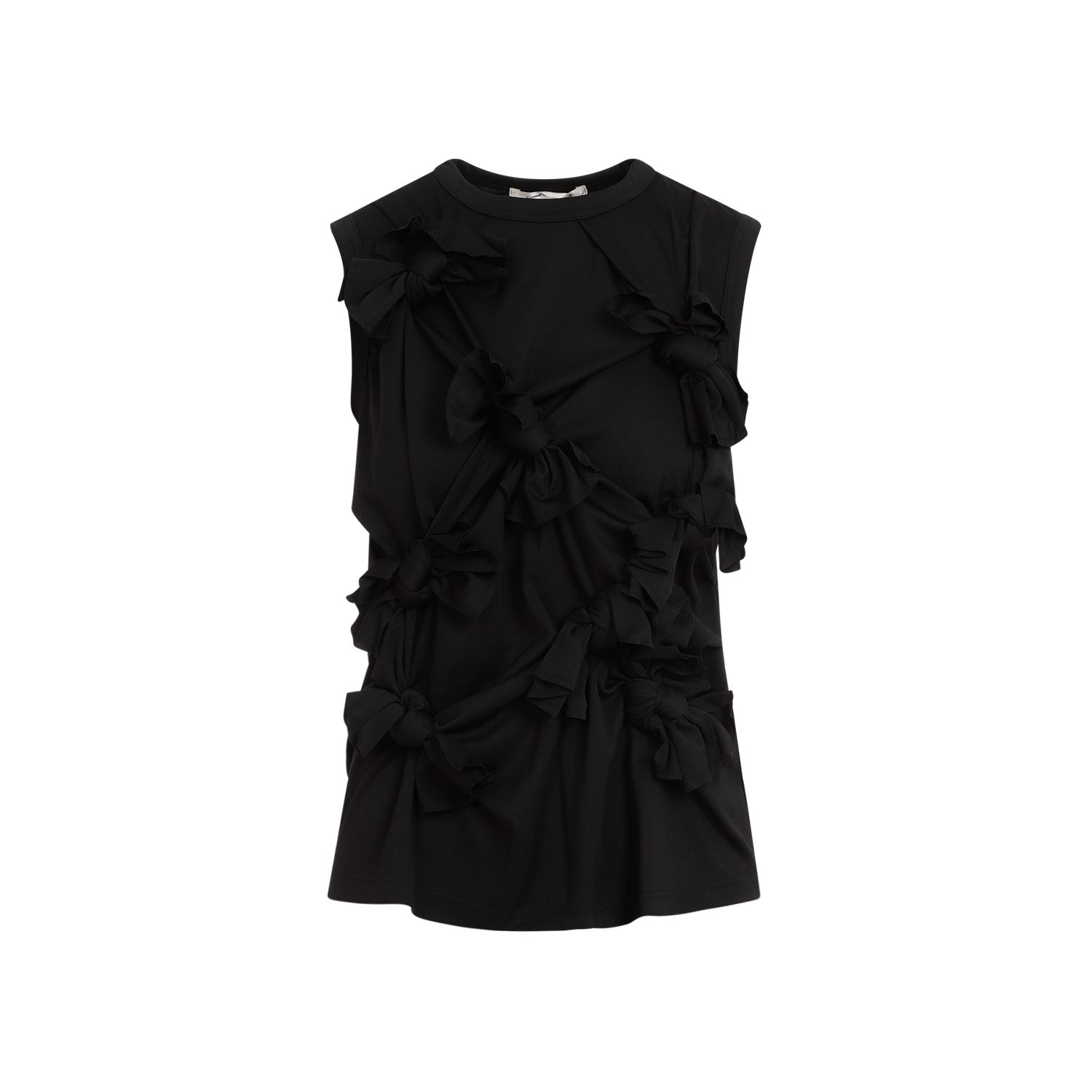 COMME DES GARÇONS  Top Senza Maniche Nero Annodato Comme des Garçons - Poliestere