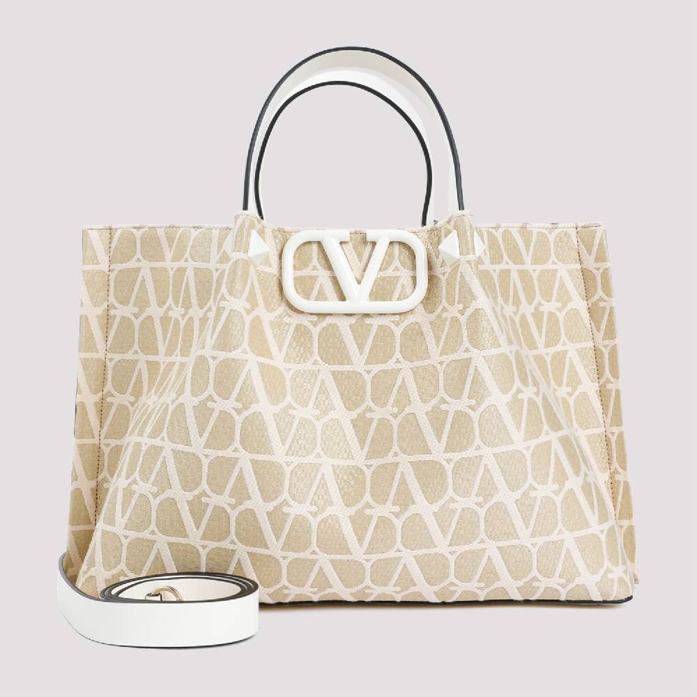 VALENTINO GARAVANI  Tote Medium VLogo Firma Valentino Garavani Color Nudo