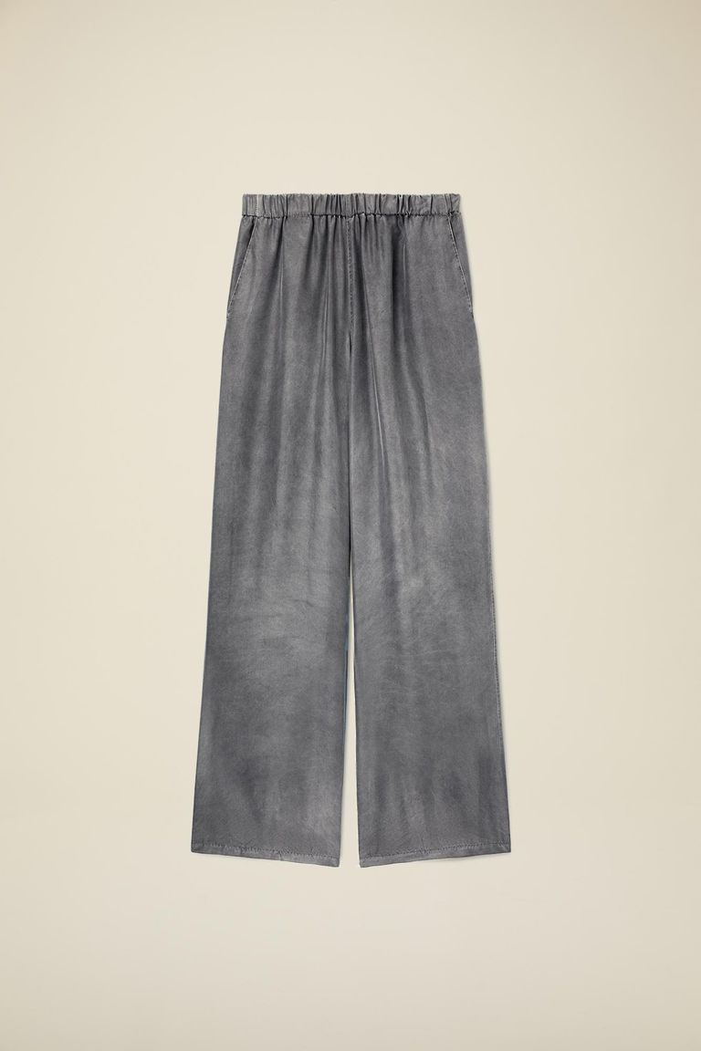 Pomandere Pantalone Ampio Con Elastico In Vita, Tinto Naturalmente