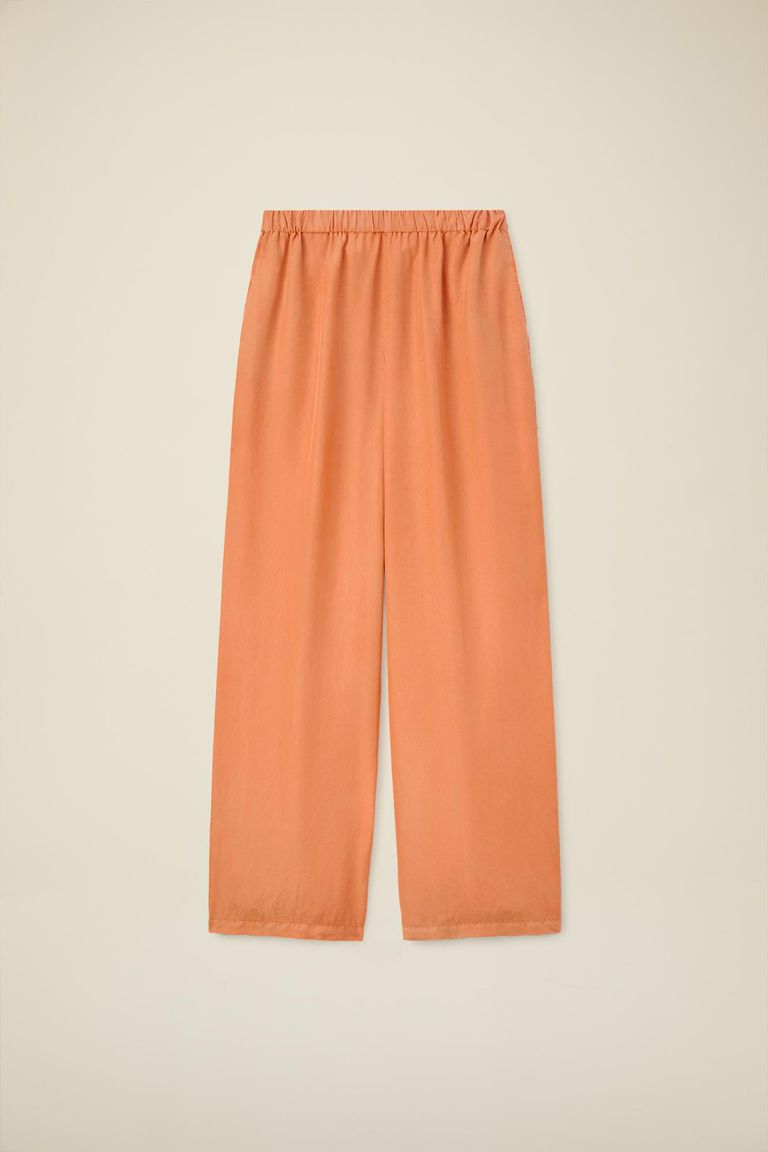 Pomandere Pantalone Ampio Con Elastico In Vita, Tinto Naturalmente