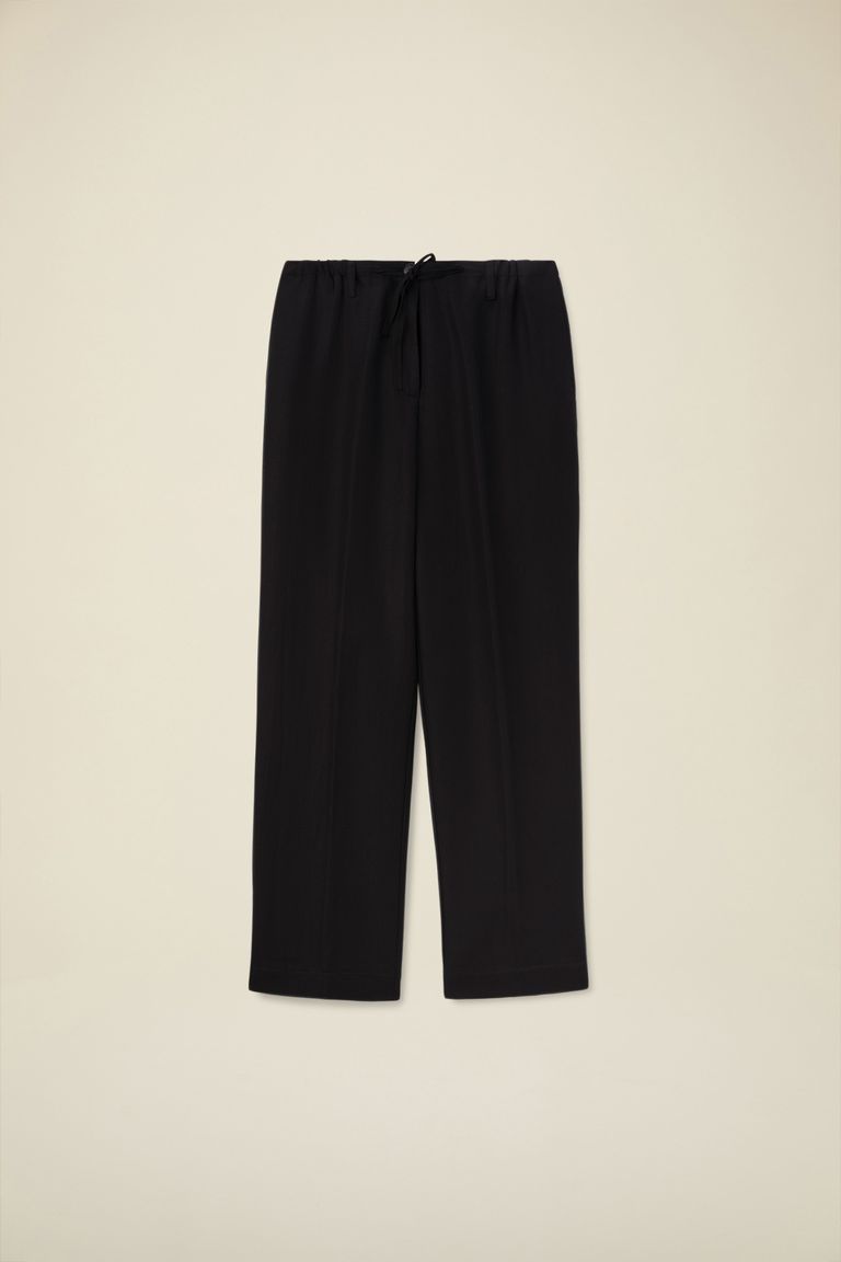 Pomandere Pantalone Con Elastico In Vita E Coulisse