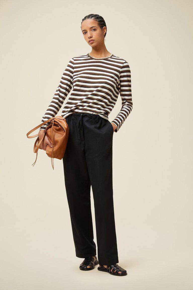 Pomandere Pantalone con elastico in vita e coulisse