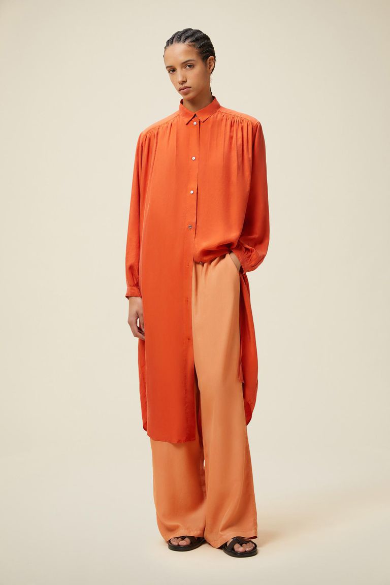 Pomandere Abito chemisier con maniche lunghe