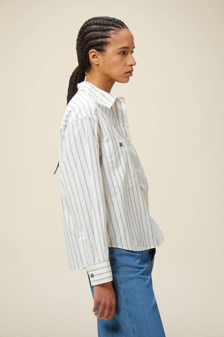 Pomandere Camicia A Polo Rigata