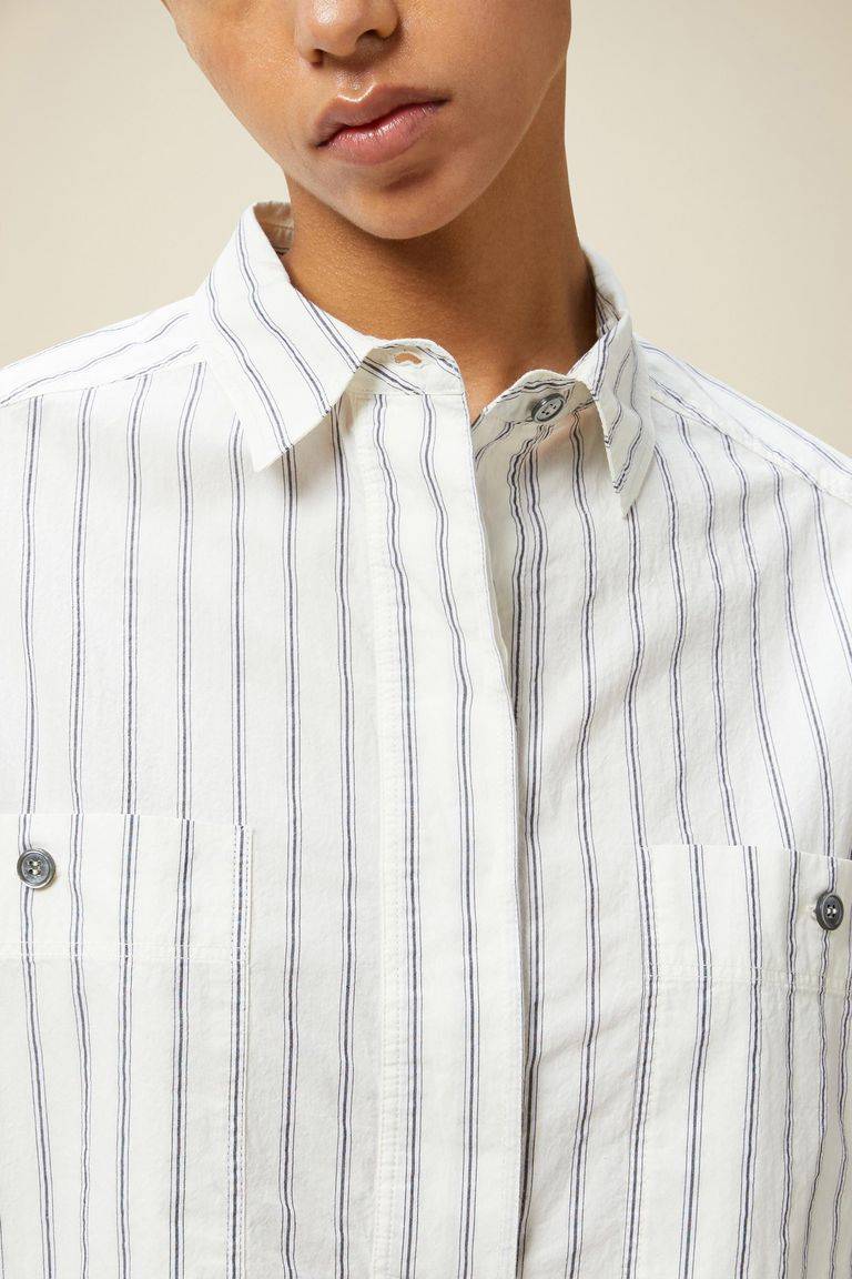 Pomandere Camicia A Polo Rigata