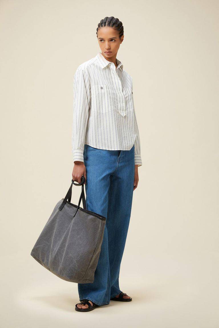 Pomandere Camicia a polo rigata