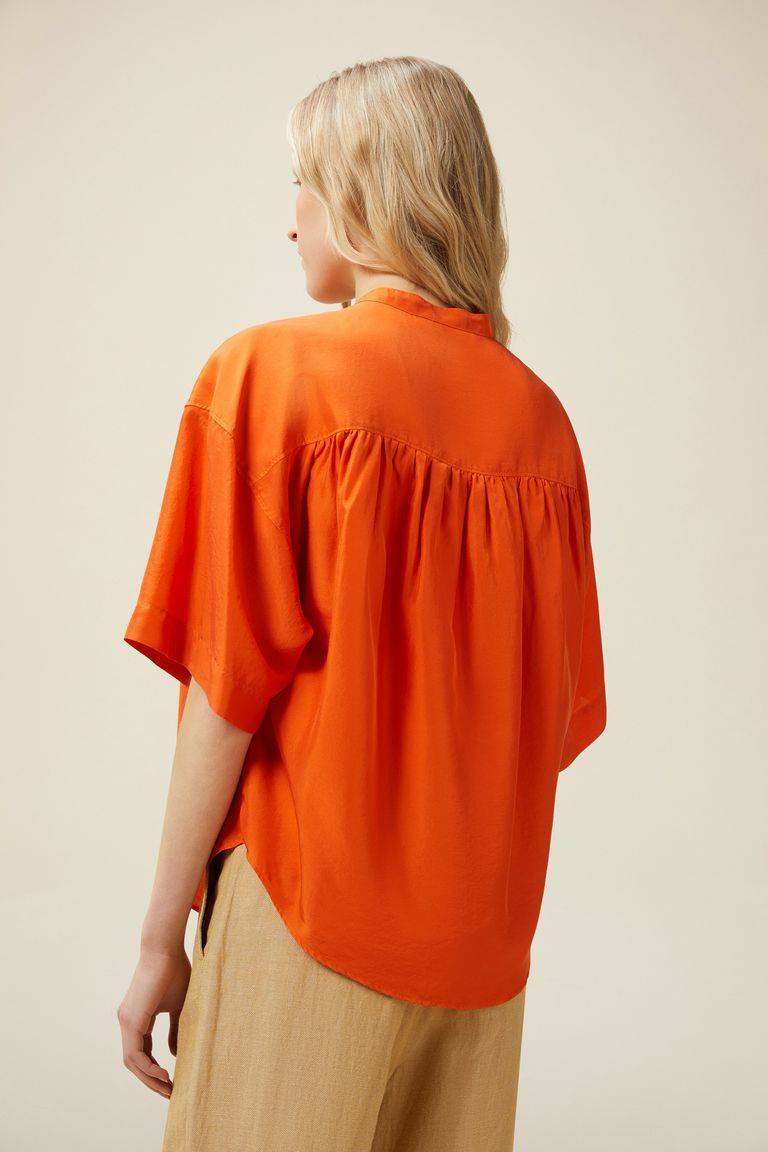 Pomandere Camicia Con Abbottonatura A Polo