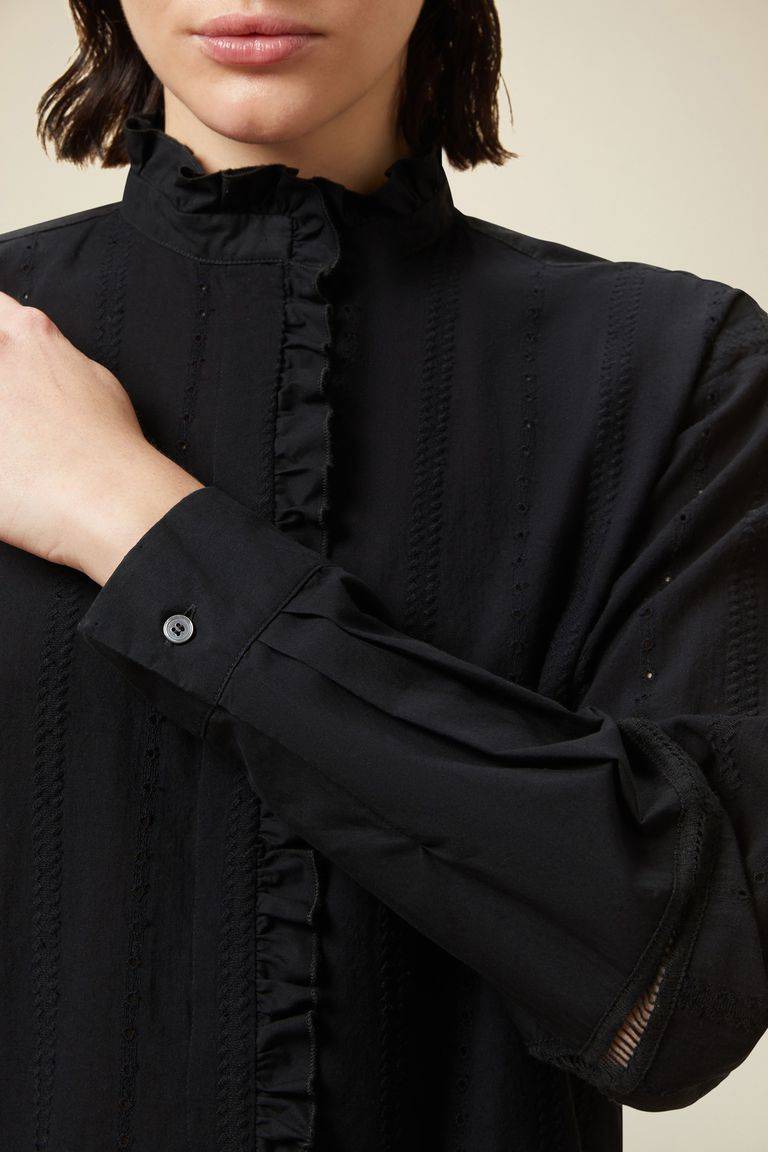 Pomandere Camicia Con Rouches