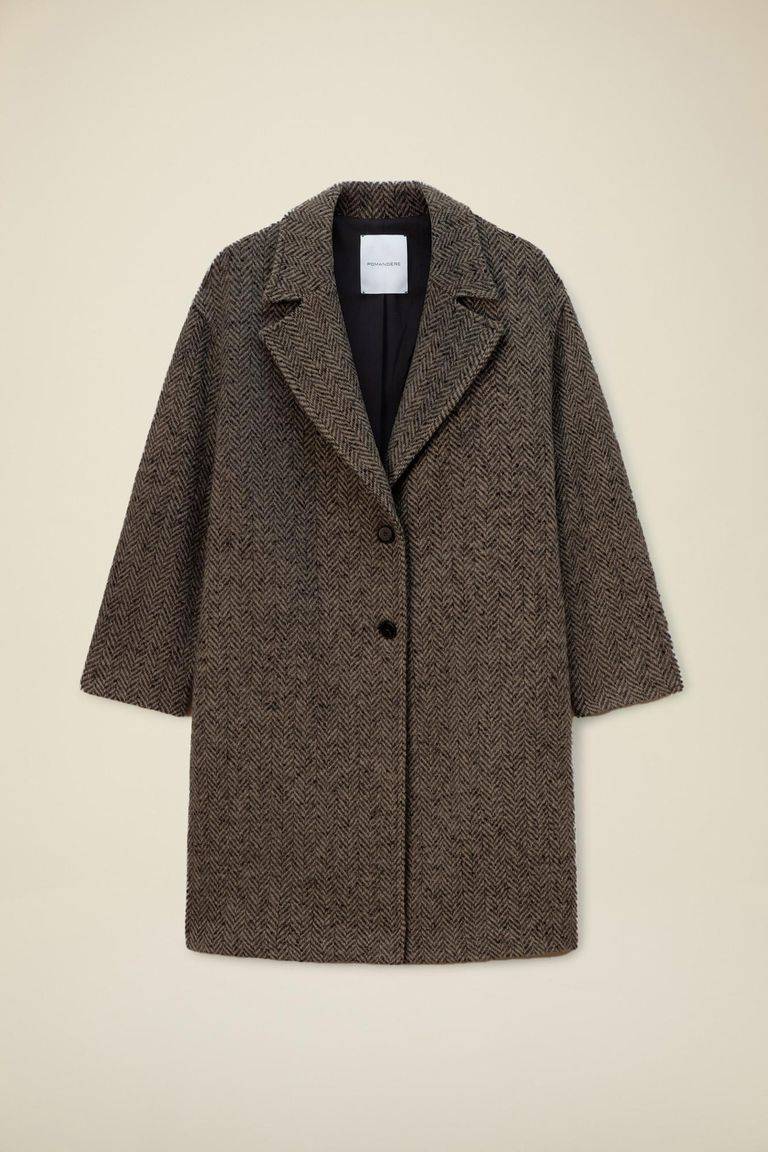 Pomandere Cappotto In Resca Di Lana