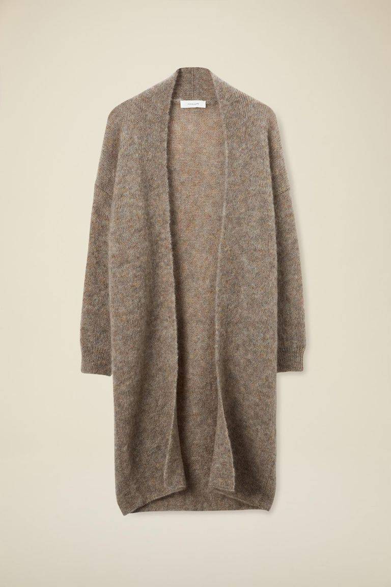 Pomandere Cardigan Lungo In Mohair