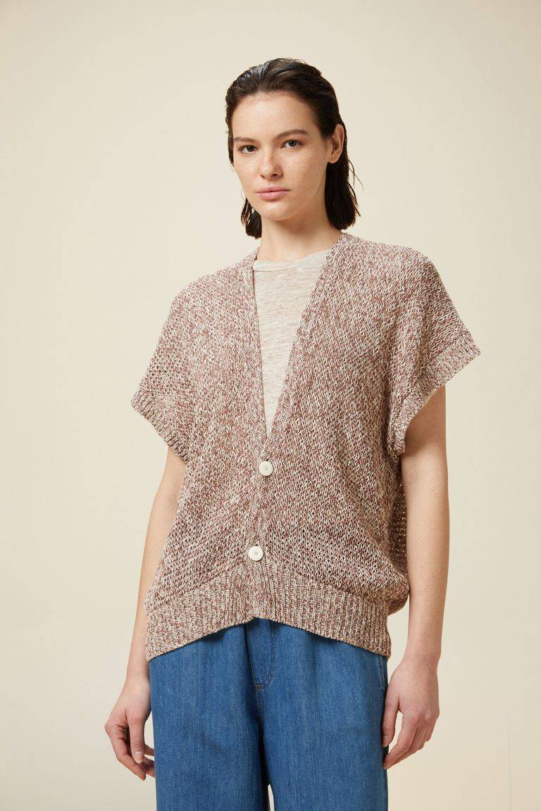 Pomandere Cardigan Smanicato