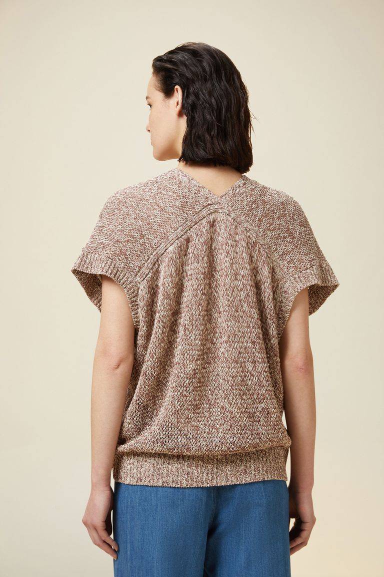 Pomandere Cardigan Smanicato