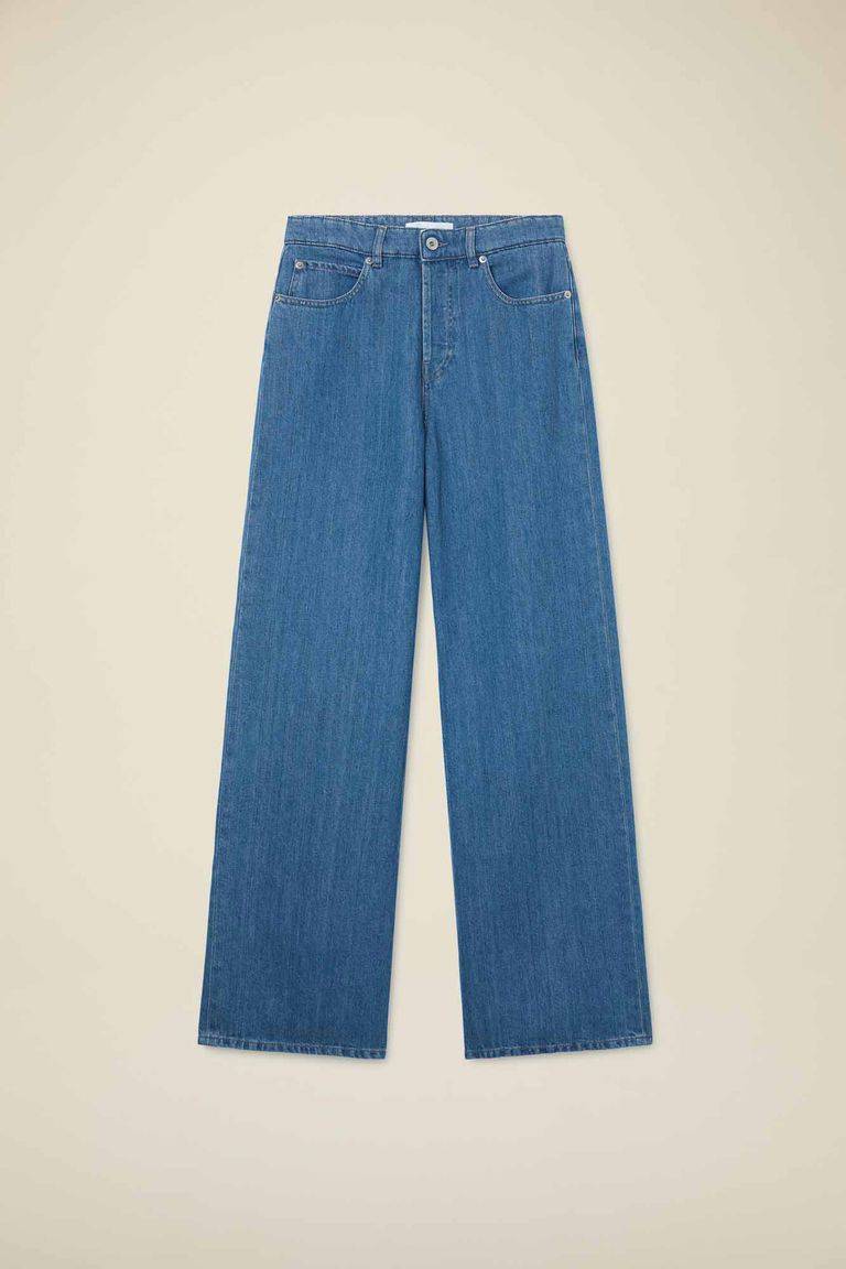 Pomandere Denim Wide Leg