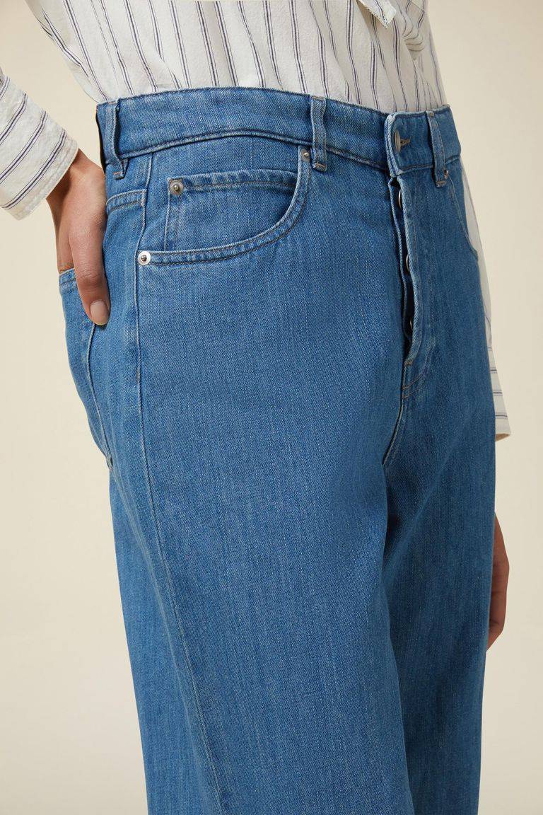 Pomandere Denim Wide Leg