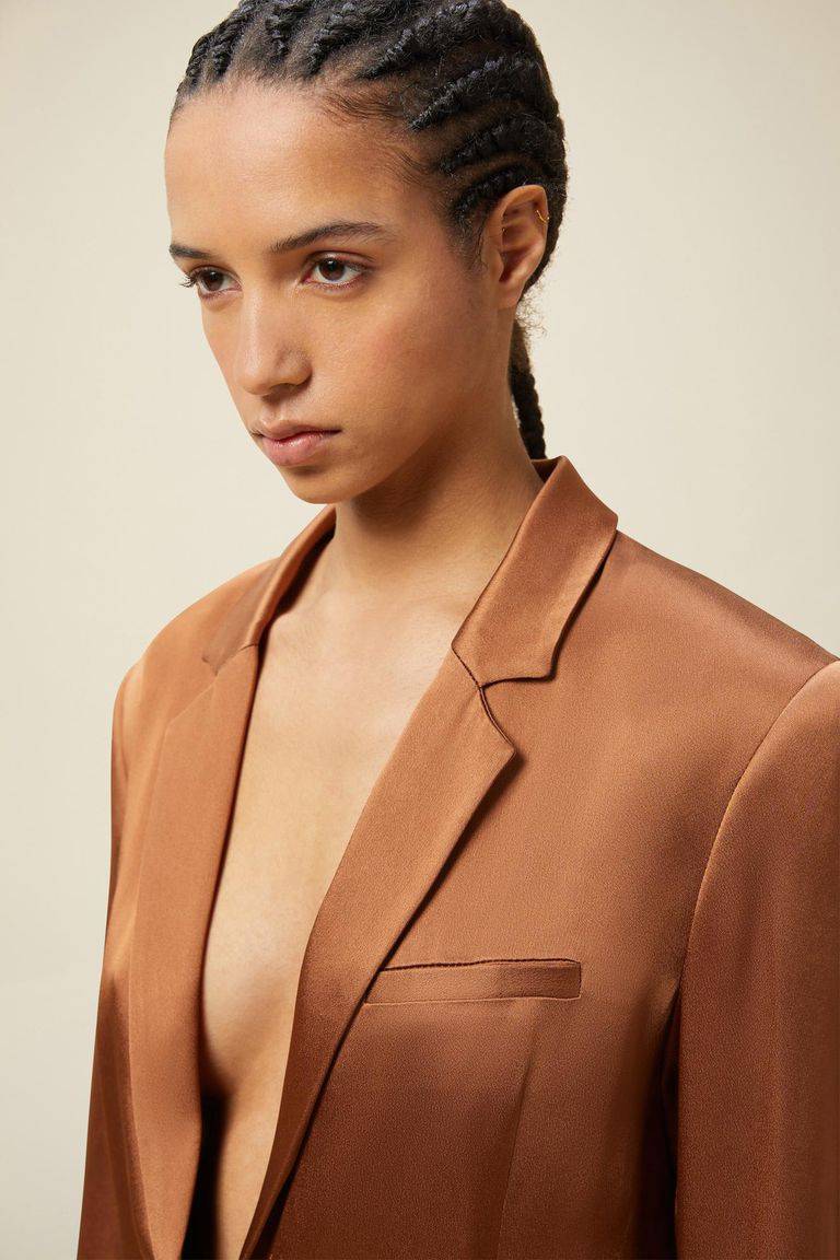 Pomandere Giacca Lucida Monopetto