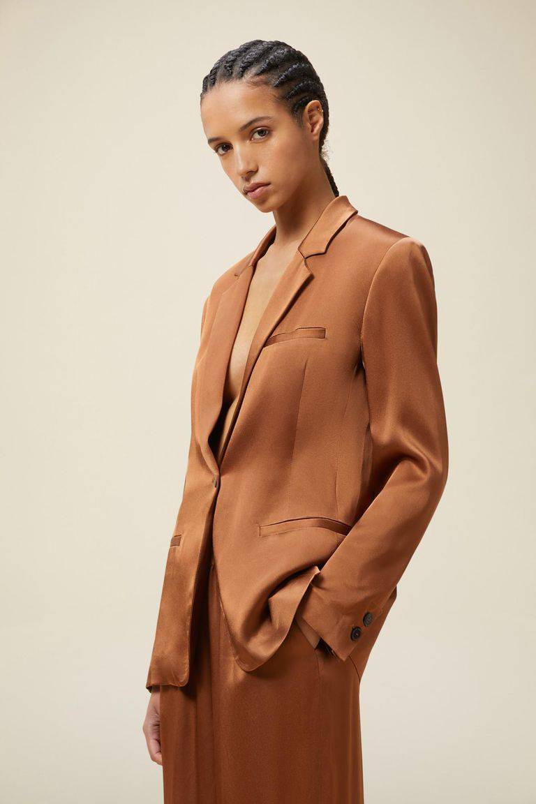 Pomandere Giacca Lucida Monopetto