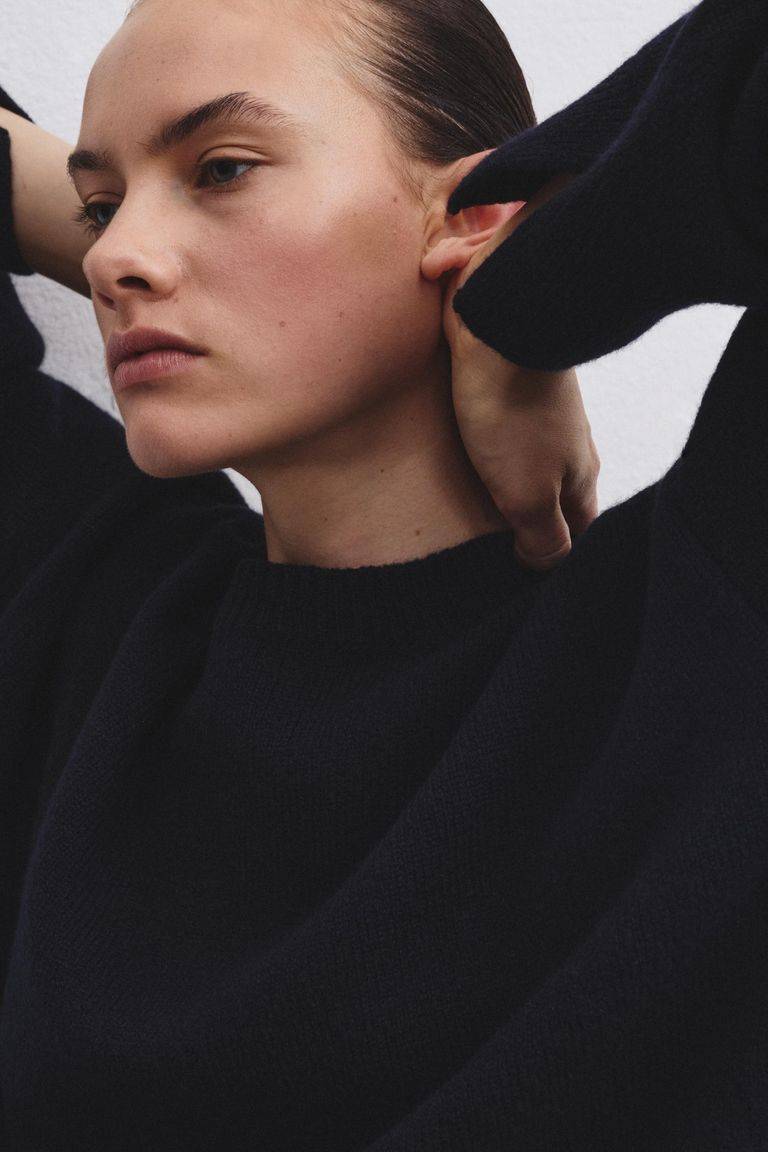 Pomandere Girocollo In Lana Merinos Infeltrita