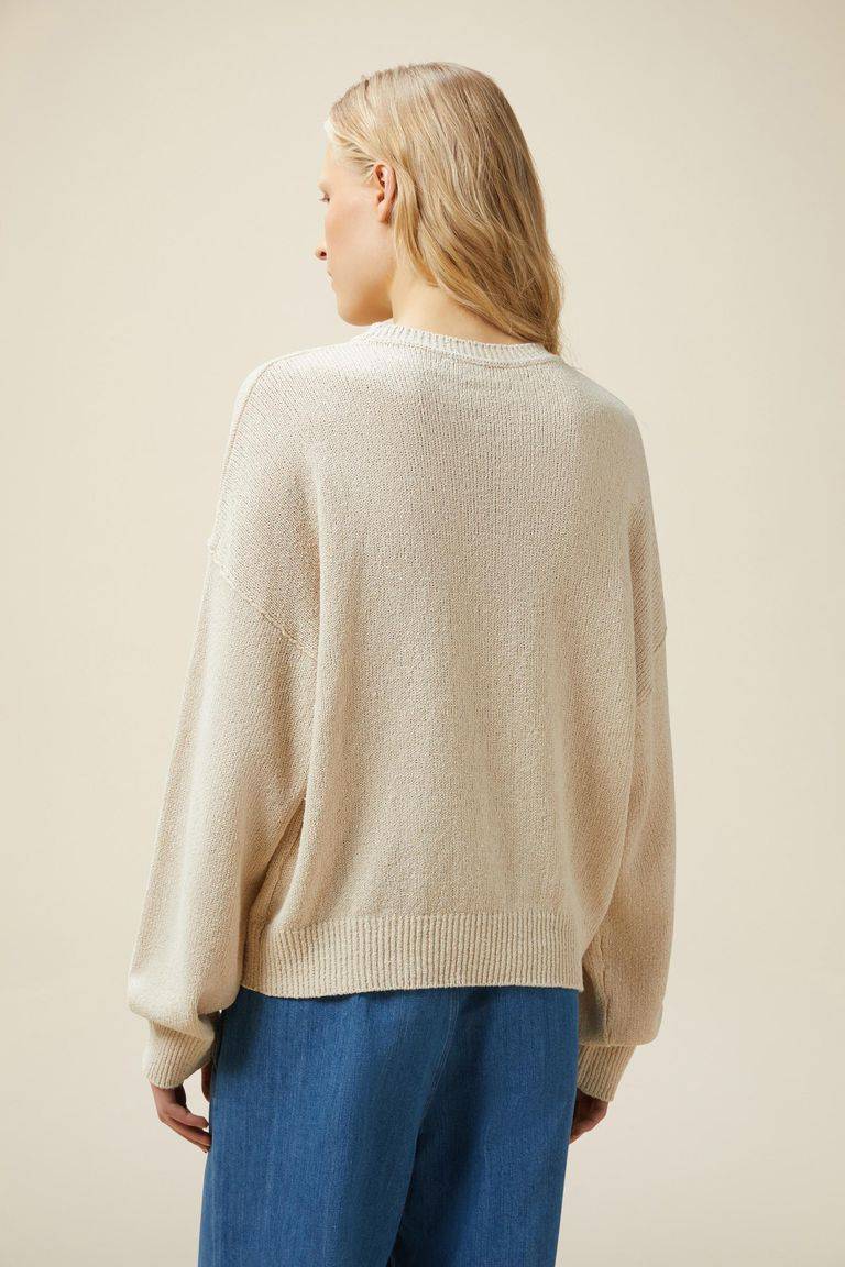 Pomandere Girocollo In Maglia Rasata