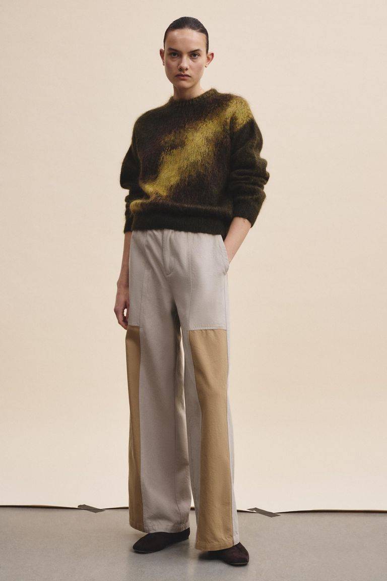 Pomandere Girocollo jacquard in mohair