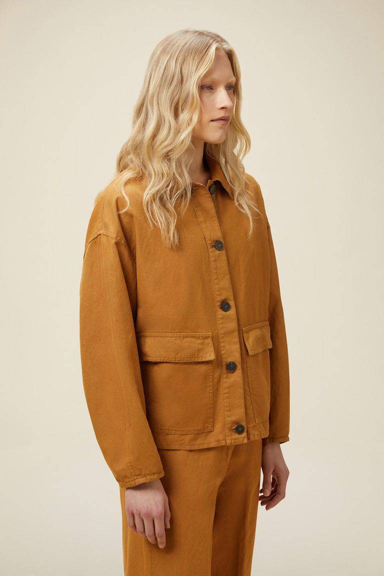 Pomandere Giubbino Con Tasche Applicate