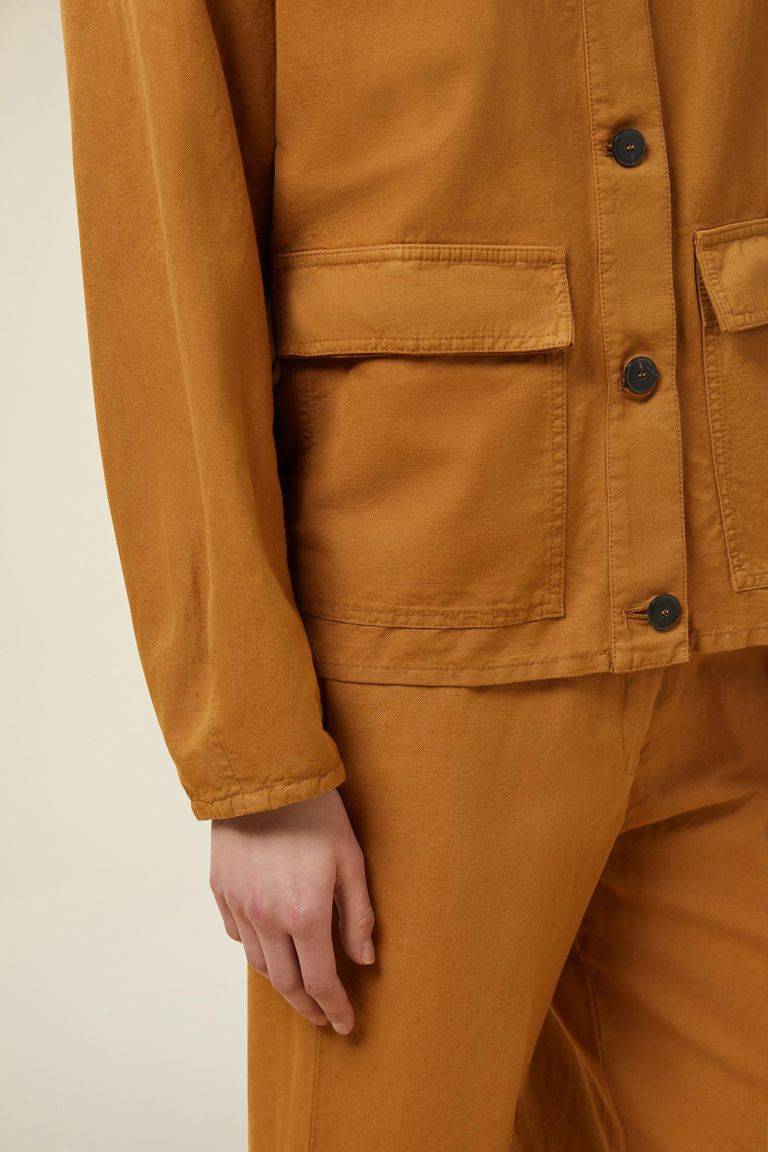 Pomandere Giubbino Con Tasche Applicate