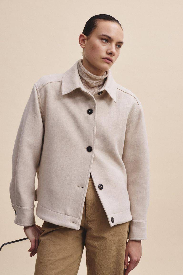 Pomandere Giubbino In Panno Doppio Di Lana