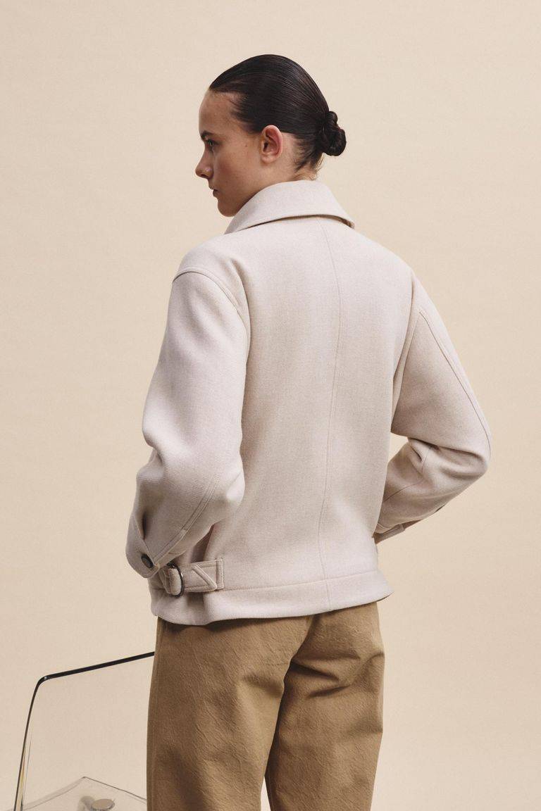 Pomandere Giubbino In Panno Doppio Di Lana