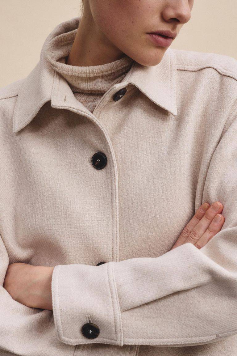 Pomandere Giubbino In Panno Doppio Di Lana