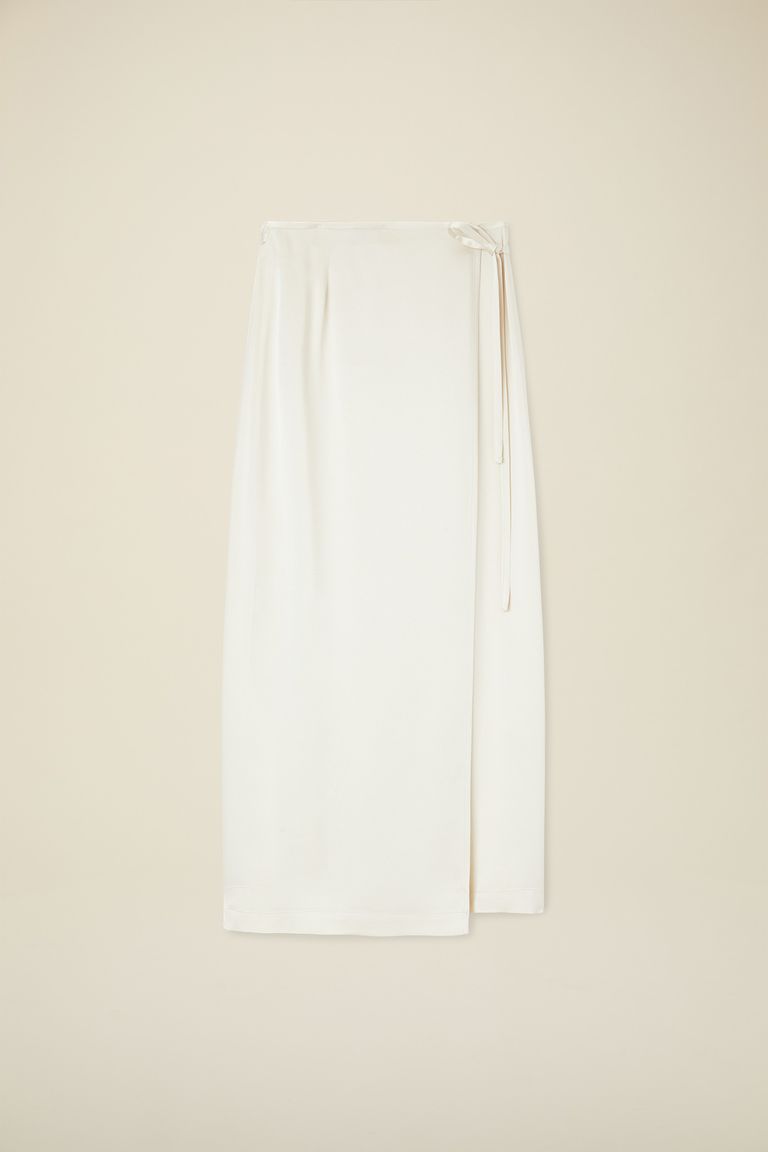 Pomandere Gonna Midi Con Chiusura A Portafoglio