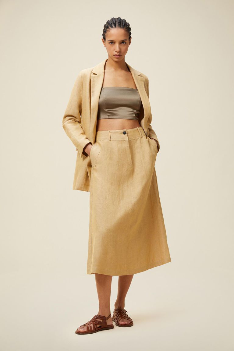 Pomandere Gonna midi svasata