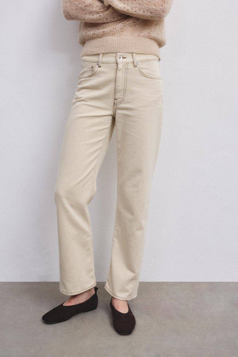 Pomandere Pantalone 5 Tasche In Bull Denim