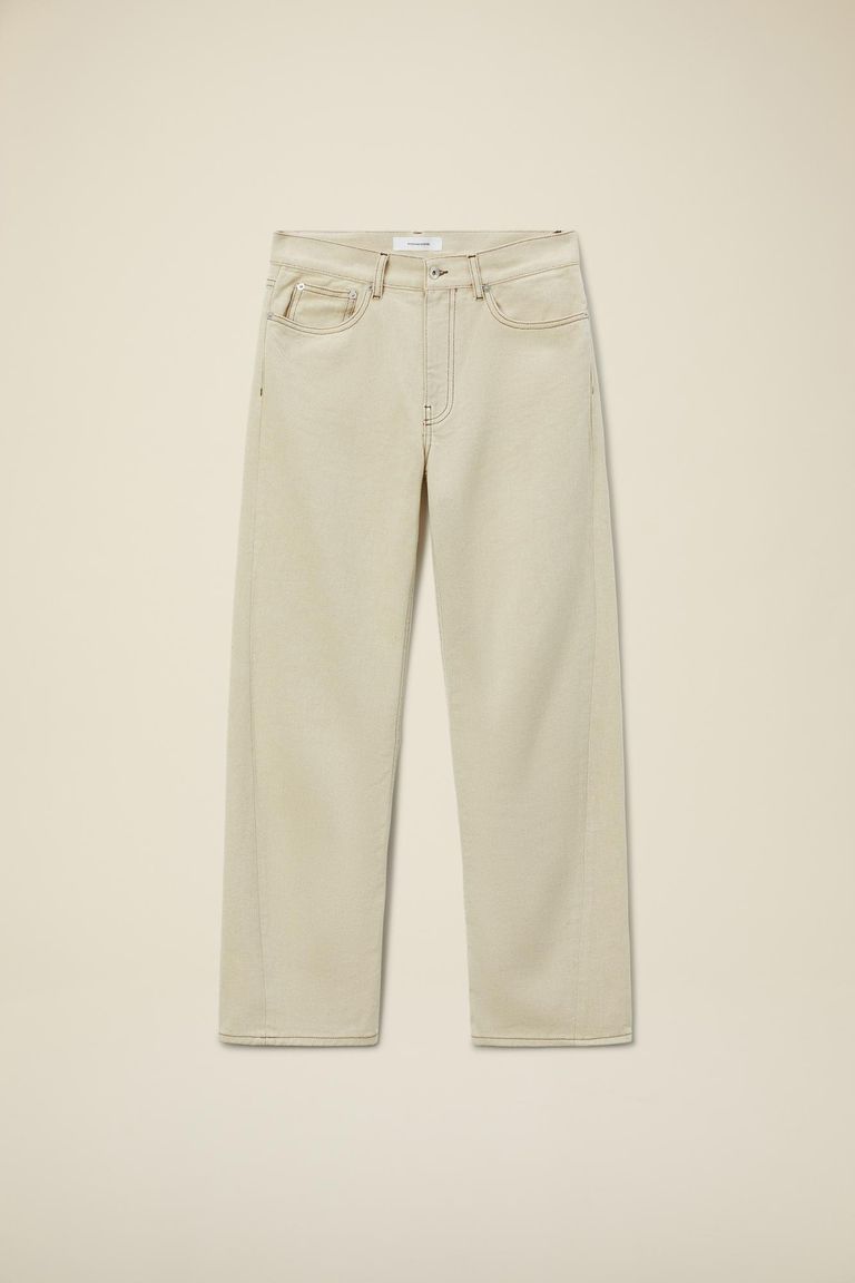 Pomandere Pantalone 5 Tasche In Bull Denim