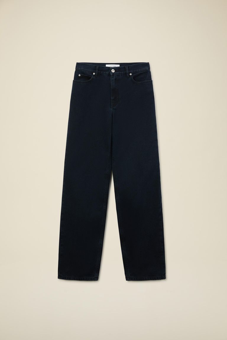 Pomandere Pantalone 5 Tasche In Denim Scuro