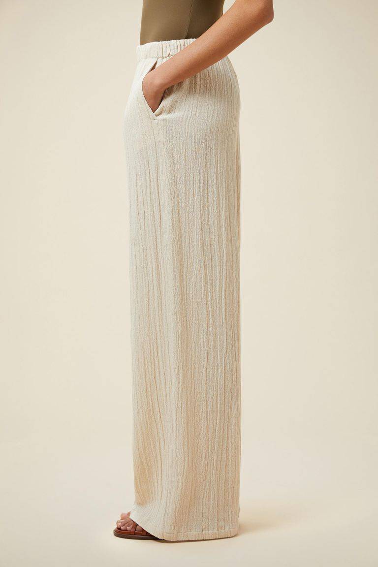 Pomandere Pantalone Ampio Con Elastico In Vita