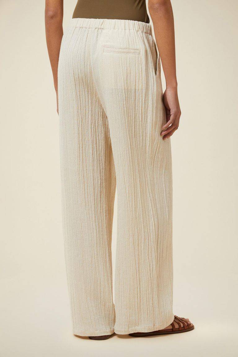 Pomandere Pantalone Ampio Con Elastico In Vita