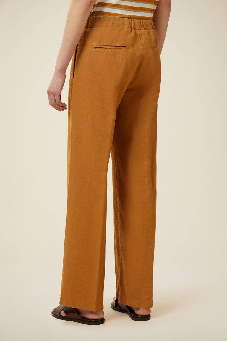 Pomandere Pantalone Con Gamba Leggermente Ampia