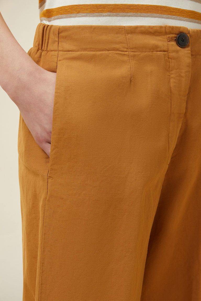Pomandere Pantalone Con Gamba Leggermente Ampia