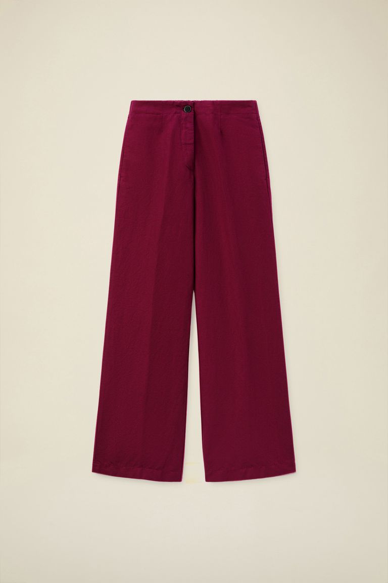 Pomandere Pantalone Con Gamba Leggermente Ampia