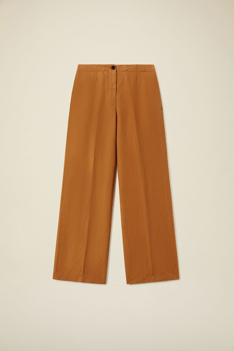 Pomandere Pantalone Con Gamba Leggermente Ampia