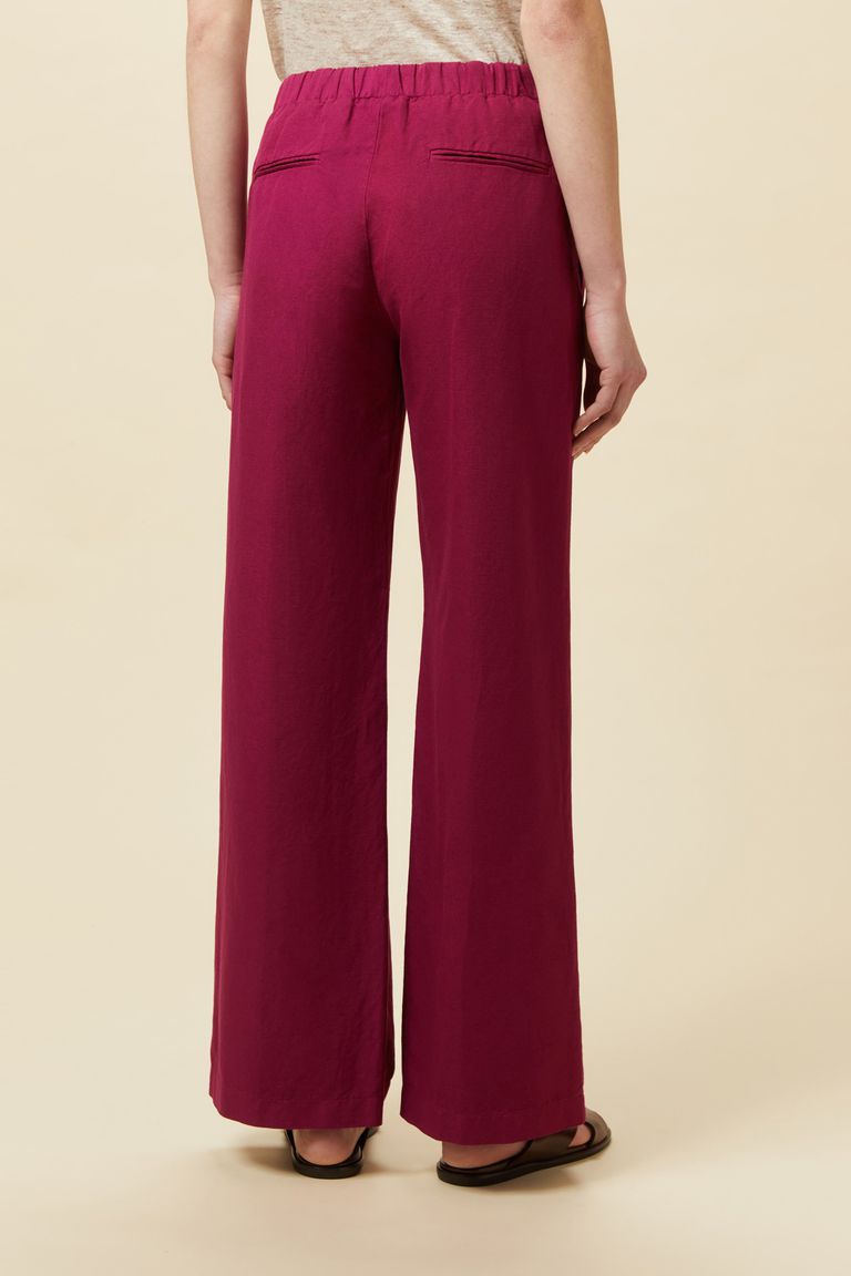 Pomandere Pantalone Con Gamba Leggermente Ampia