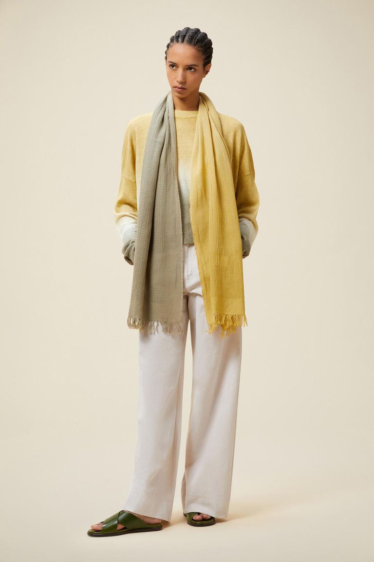 Pomandere Sciarpa Con Tintura Degradè