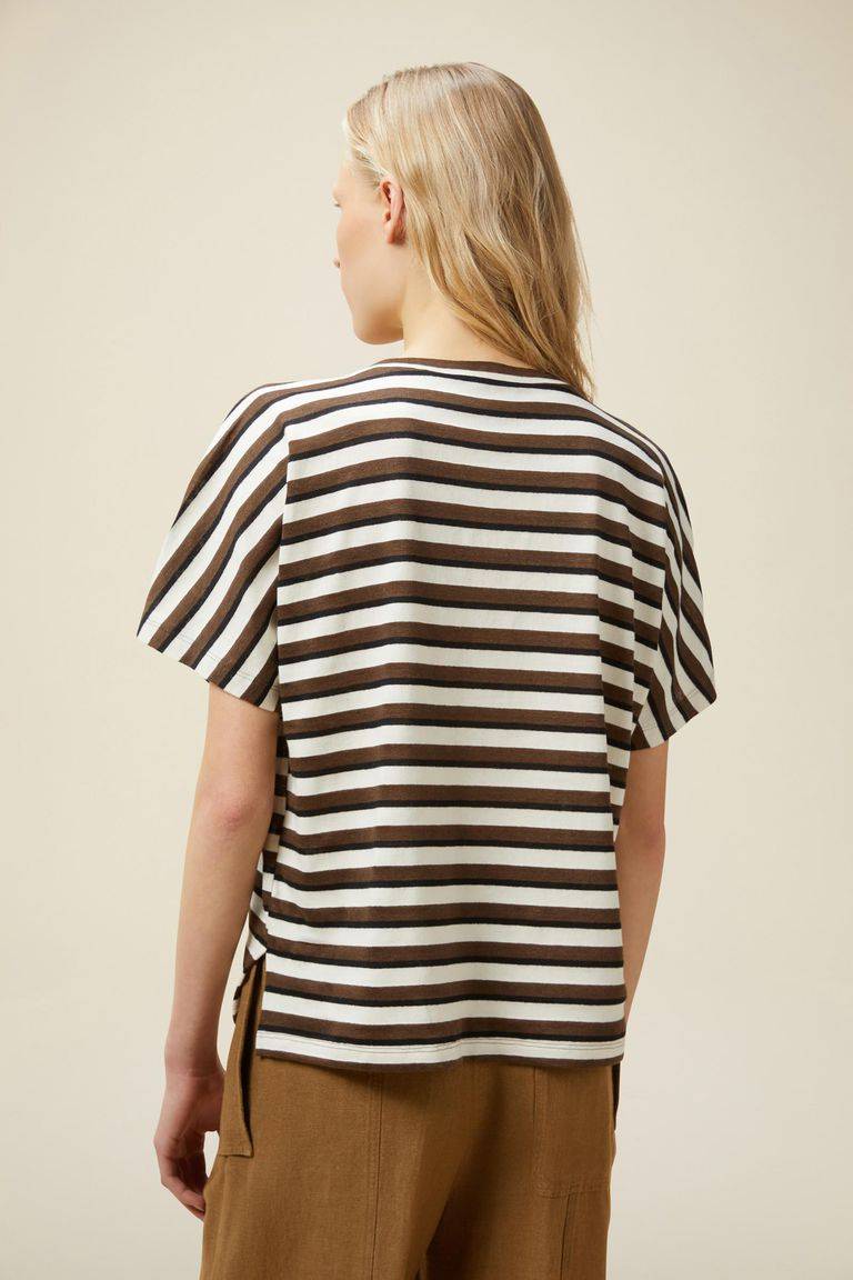 Pomandere T-shirt Con Scollo A V