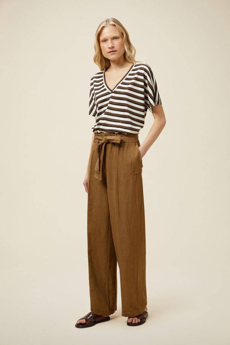 Pomandere T-shirt con scollo a V